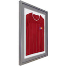 Vivarti DIY 3D Mounted Sports Shirt Display Silver  Frame with Colour Mounts-33