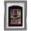 Vivarti DIY 3D Mounted Sports Shirt Display Silver  Frame with Colour Mounts-81