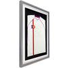 Vivarti DIY 3D Mounted Sports Shirt Display Silver Frame