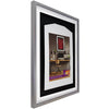 Vivarti DIY 3D Mounted Sports Shirt Display Silver Frame