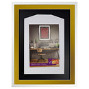 Vivarti DIY 3D Mounted Sports Shirt Display White  Frame with Colour Mounts-41