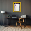 Vivarti DIY 3D Mounted Sports Shirt Display White  Frame with Colour Mounts-40