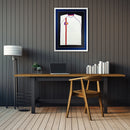 Vivarti DIY 3D Mounted Sports Shirt Display Gloss White Frame with Colour Mounts-17