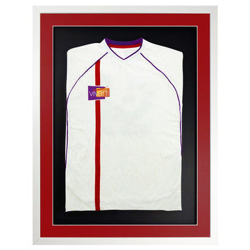 Vivarti DIY 3D Mounted Sports Shirt Display Gloss White Frame with Colour Mounts - 0