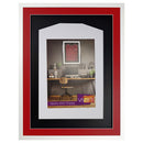 Vivarti DIY 3D Mounted Sports Shirt Display Gloss White Frame with Colour Mounts-10