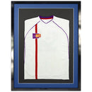 Vivarti DIY 3D Mounted Sports Shirt Display Gloss Black Frame with Colour Mounts-3