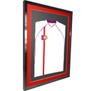 Vivarti DIY 3D Mounted Sports Shirt Display Gloss Black Frame with Colour Mounts-19