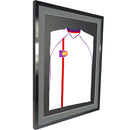 Vivarti DIY 3D Mounted Sports Shirt Display Gloss Black Frame with Colour Mounts-9