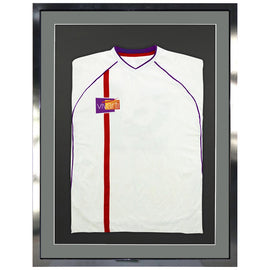 Vivarti DIY 3D Mounted Sports Shirt Display Gloss Black Frame with Colour Mounts - 0