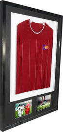 Vivarti DIY Sports Shirt Display 3D + Double Aperture Gloss Black Frame-28