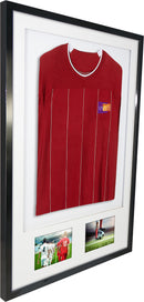 Vivarti DIY Sports Shirt Display 3D + Double Aperture Gloss Black Frame-30