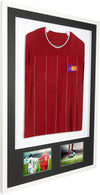 Vivarti DIY Sports Shirt Display 3D + Double Aperture Gloss White Frame