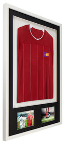 Vivarti DIY Sports Shirt Display 3D + Double Aperture White Frame-21