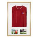 Vivarti DIY Sports Shirt Display 3D + Double Aperture Oak Frame-12