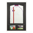 Vivarti DIY Sports Shirt Display 3D + Double Aperture Gloss White Frame-3