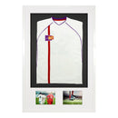 Vivarti DIY Sports Shirt Display 3D + Double Aperture Gloss White Frame-1