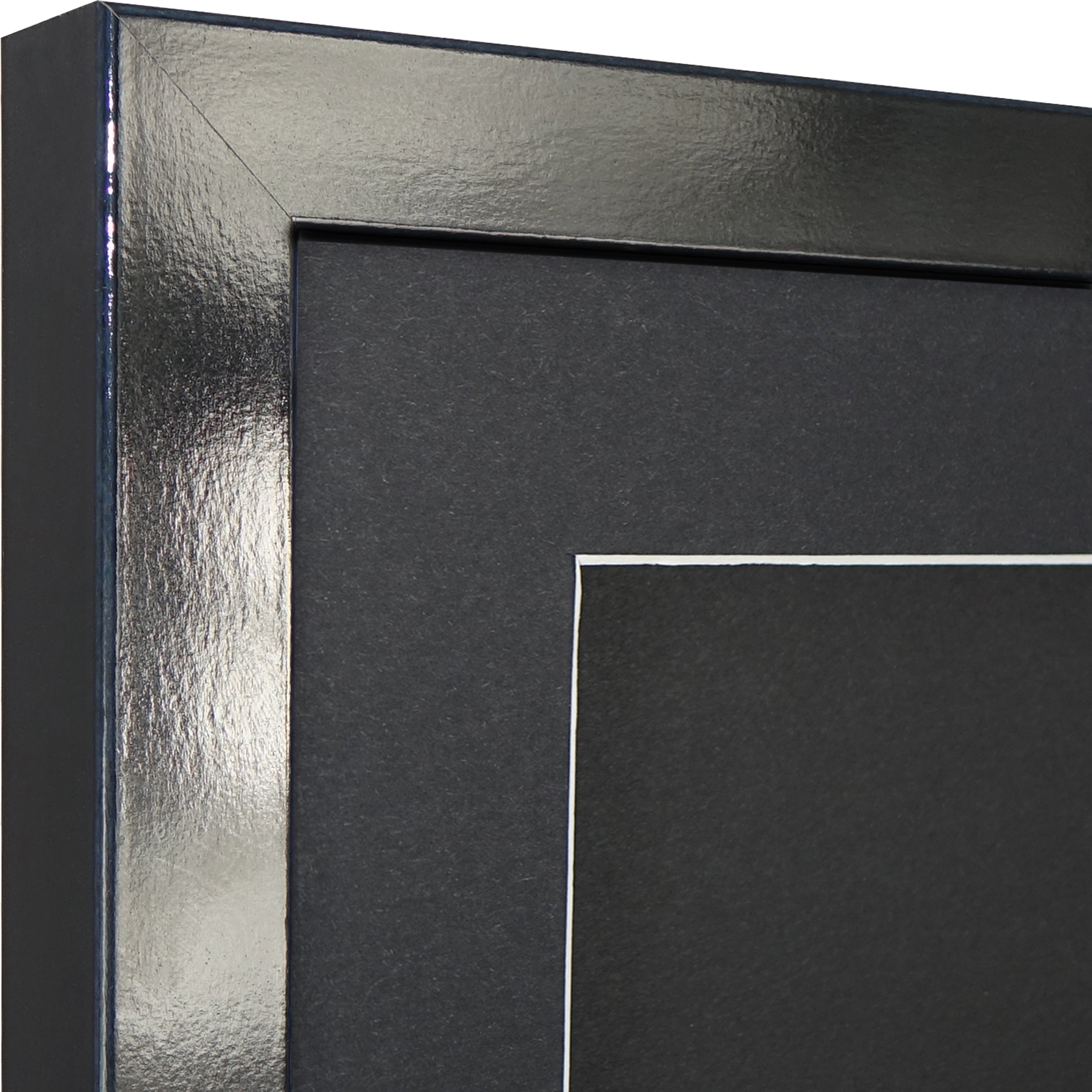 Vivarti DIY Sports Shirt Display 3D + Double Aperture Gloss Black Frame