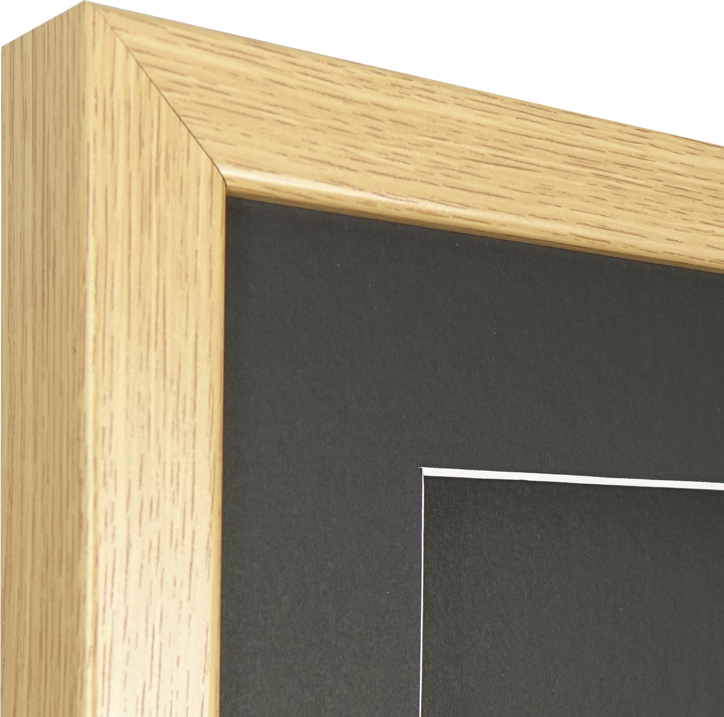 Vivarti DIY Sports Shirt Display 3D + Double Aperture Oak Frame