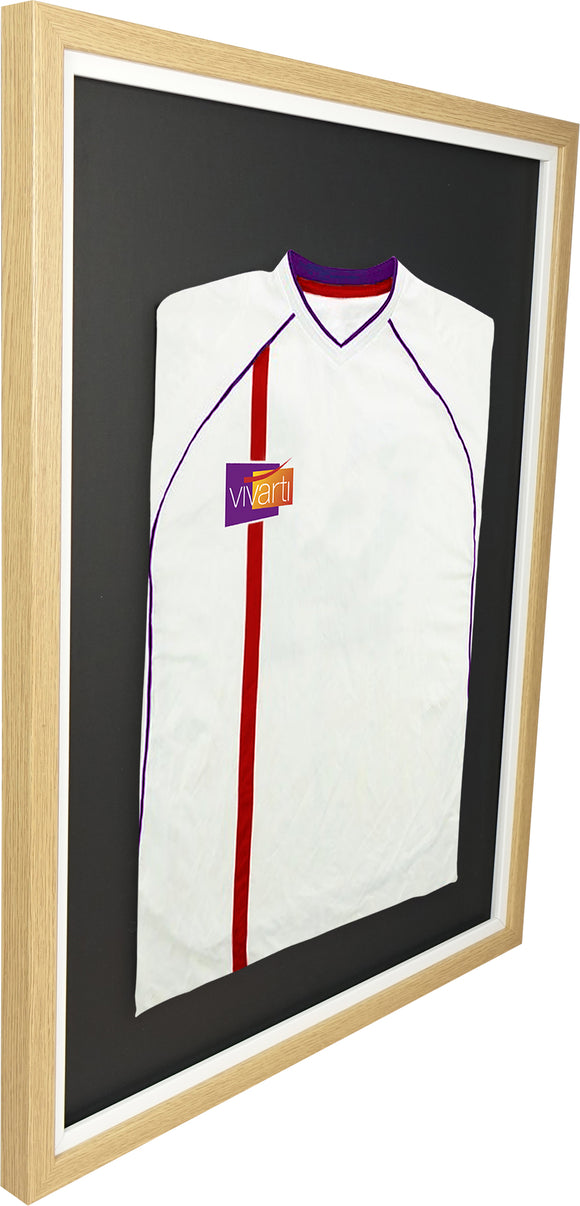 Vivarti DIY Sports Shirt Display Standard Oak Frame