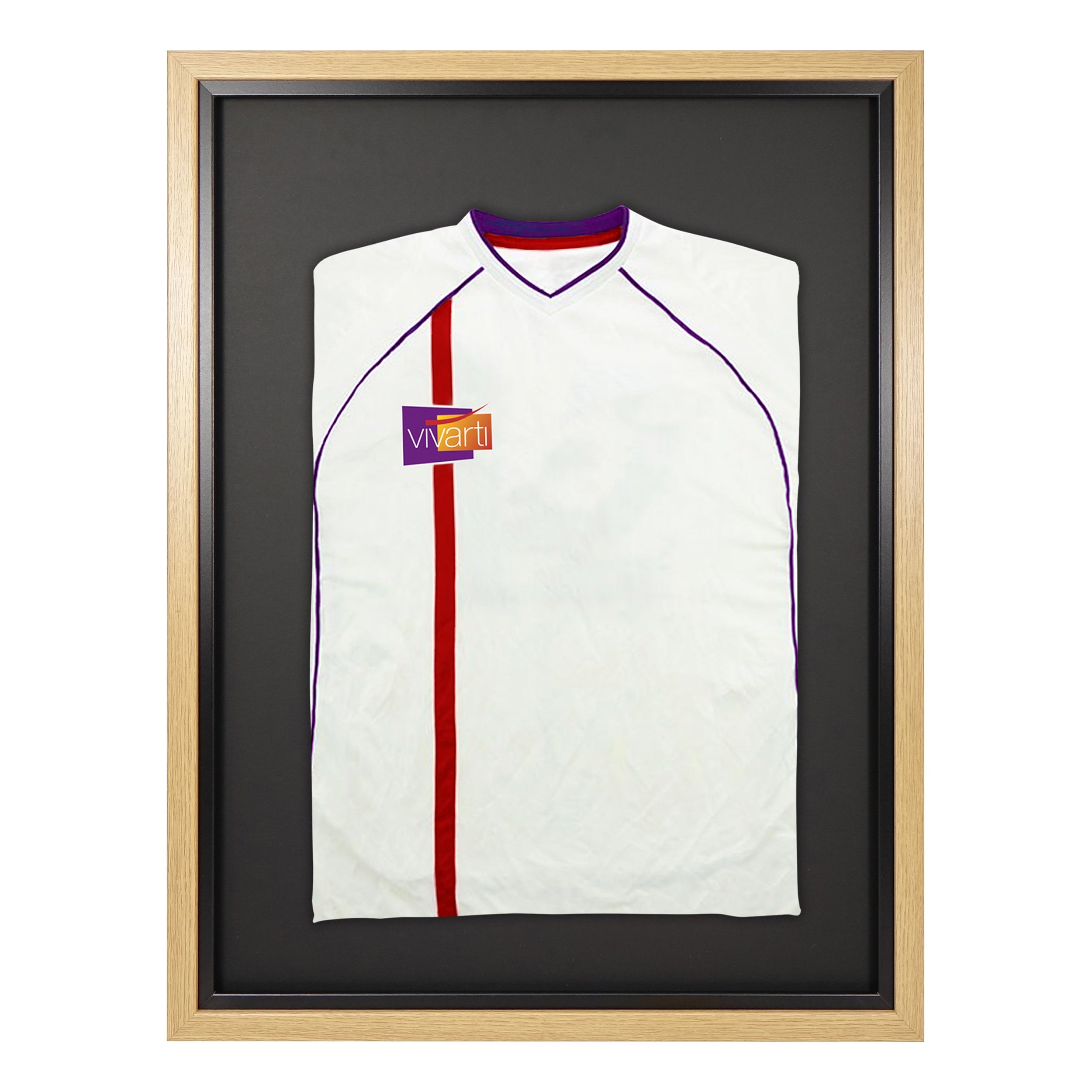 Vivarti DIY Sports Shirt Display Standard Oak Frame