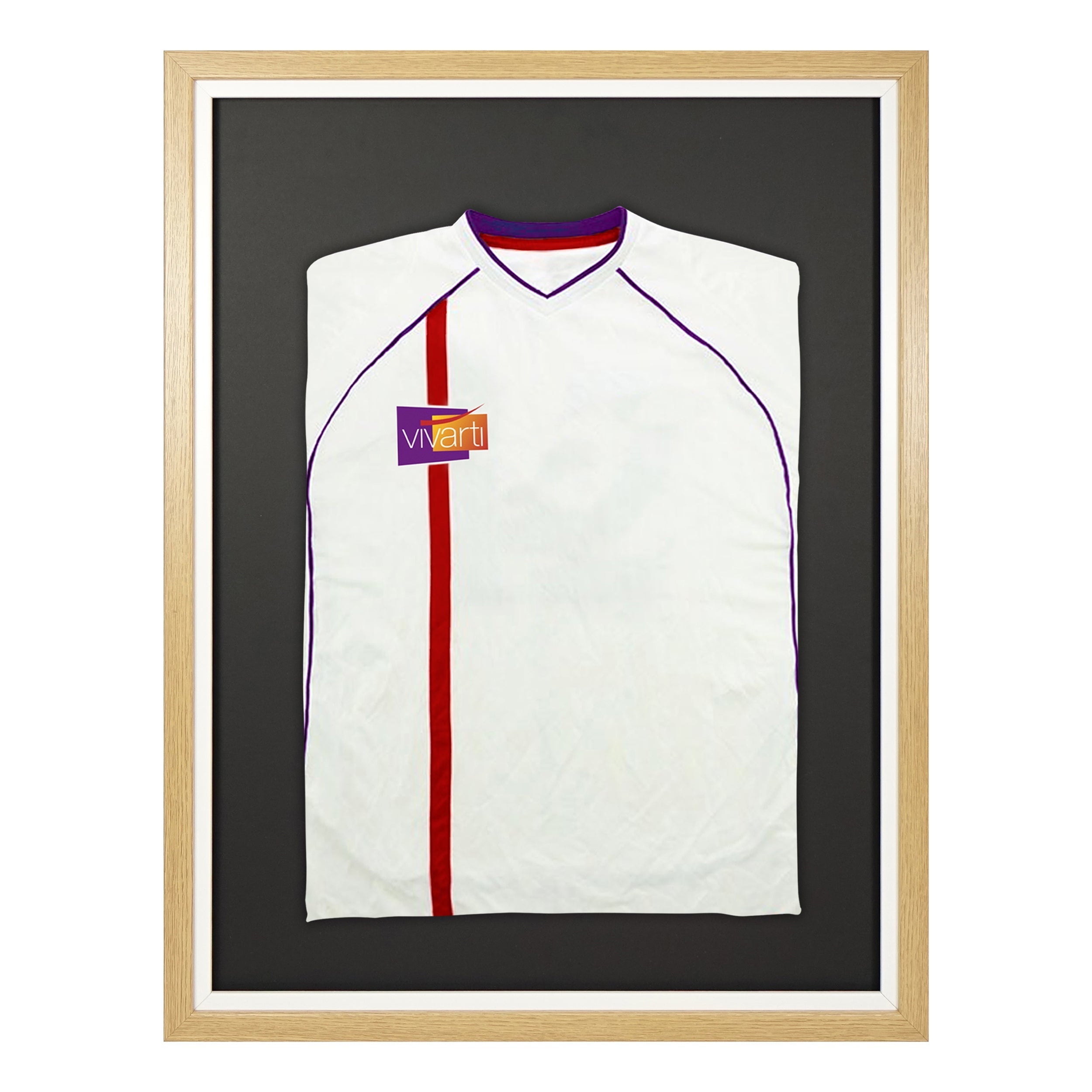 Vivarti DIY Sports Shirt Display Standard Oak Frame