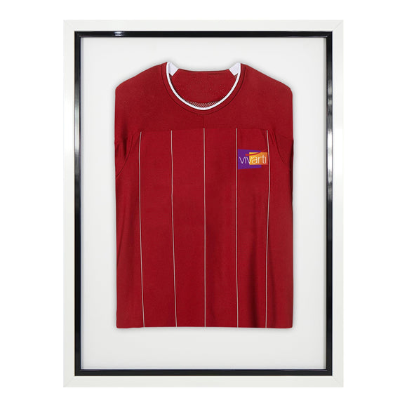 Vivarti DIY Sports Shirt Display Standard Gloss White Frame
