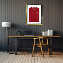 Vivarti DIY Sports Shirt Display Standard Gold Frame-30