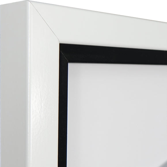 Vivarti DIY Sports Shirt Display Standard Gloss White Frame