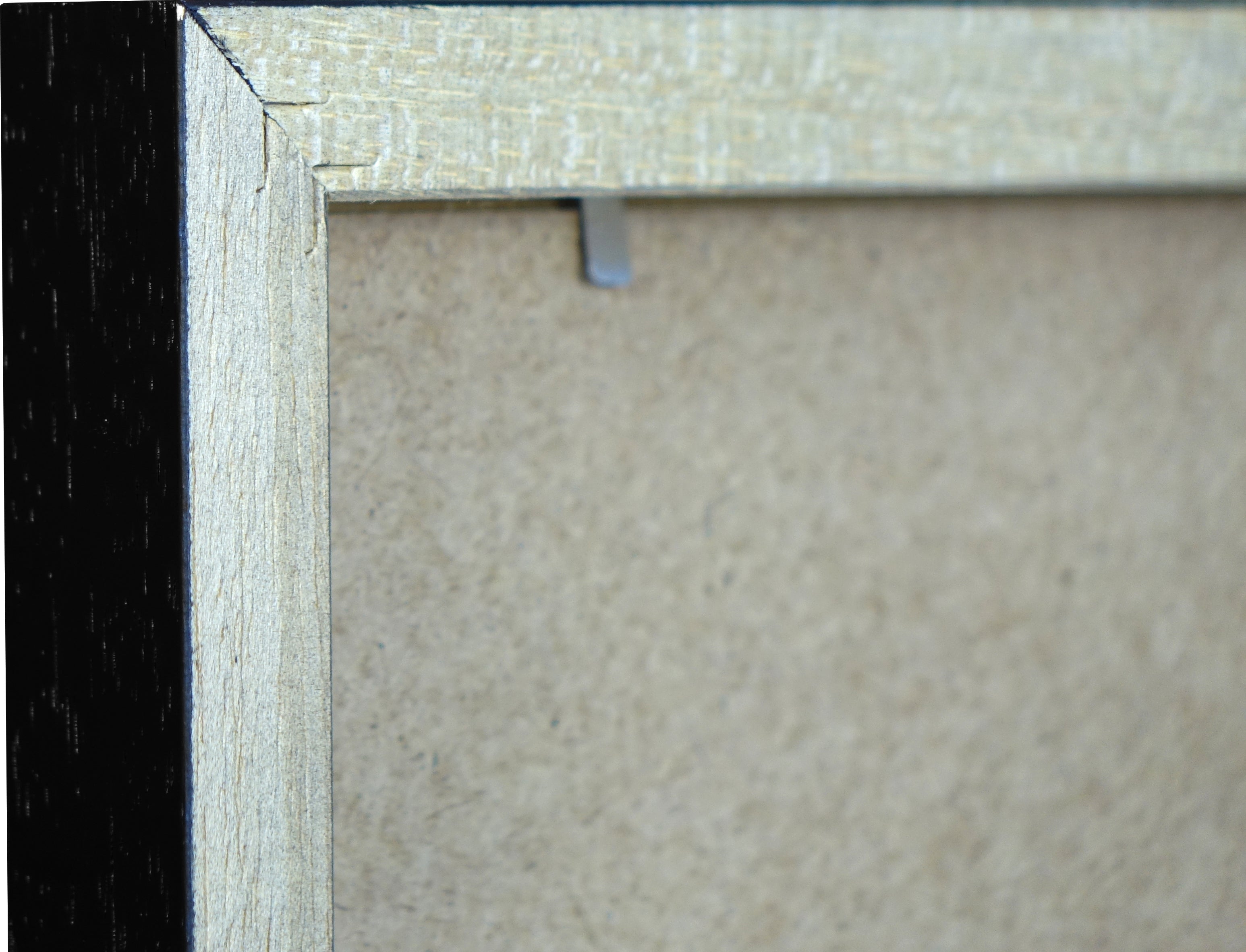 Athena Black Woodgrain Thin Block Premium Wood Picture Frame