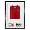 Vivarti DIY Sports Shirt Display 3D + Double Aperture Gloss Black Frame