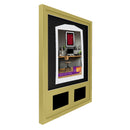 Vivarti DIY 3D Mounted + Double Aperture Sports Shirt Display Gold  Frame with Colour Mounts-130