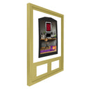 Vivarti DIY 3D Mounted + Double Aperture Sports Shirt Display Gold  Frame with Colour Mounts-131