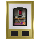 Vivarti DIY 3D Mounted + Double Aperture Sports Shirt Display Gold  Frame with Colour Mounts-83