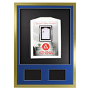 Vivarti DIY 3D Mounted + Double Aperture Sports Shirt Display Gold  Frame with Colour Mounts-84