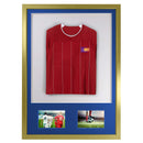 Vivarti DIY 3D Mounted + Double Aperture Sports Shirt Display Gold  Frame with Colour Mounts-21