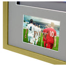 Vivarti DIY 3D Mounted + Double Aperture Sports Shirt Display Gold  Frame with Colour Mounts-104
