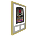 Vivarti DIY 3D Mounted + Double Aperture Sports Shirt Display Gold  Frame with Colour Mounts-129