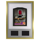 Vivarti DIY 3D Mounted + Double Aperture Sports Shirt Display Gold  Frame with Colour Mounts-81