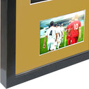 Vivarti DIY 3D Mounted + Double Aperture Sports Shirt Display Gloss Black Frame with Colour Mounts-48