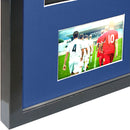 Vivarti DIY 3D Mounted + Double Aperture Sports Shirt Display Gloss Black Frame with Colour Mounts-33