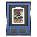 Vivarti DIY 3D Mounted + Double Aperture Sports Shirt Display Gloss Black Frame with Colour Mounts-31