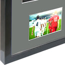 Vivarti DIY 3D Mounted + Double Aperture Sports Shirt Display Gloss Black Frame with Colour Mounts-28