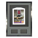 Vivarti DIY 3D Mounted + Double Aperture Sports Shirt Display Gloss Black Frame with Colour Mounts-26