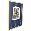 Vivarti DIY 3D Mounted + Double Aperture Sports Shirt Display Oak Frame with Colour Mounts-43