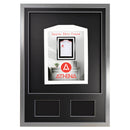 Vivarti DIY 3D Mounted + Double Aperture Sports Shirt Display Silver Frame-37