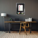 Vivarti DIY 3D Mounted + Double Aperture Sports Shirt Display Silver Frame-25