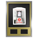 Vivarti DIY 3D Mounted + Double Aperture Sports Shirt Display Silver Frame with Colour Mounts-91