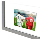 Vivarti DIY 3D Mounted + Double Aperture Sports Shirt Display Silver Frame-64