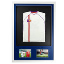 Vivarti DIY 3D Mounted + Double Aperture Sports Shirt Display White  Frame with Colour Mounts-6