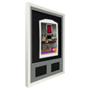 Vivarti DIY 3D Mounted + Double Aperture Sports Shirt Display Gloss White with Colour Mounts